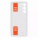 Samsung Etui Samsung Silicone Grip Cover doSamsung Galaxy S23+ Plus silikonowy pokrowiec z paskiem na rękę białe