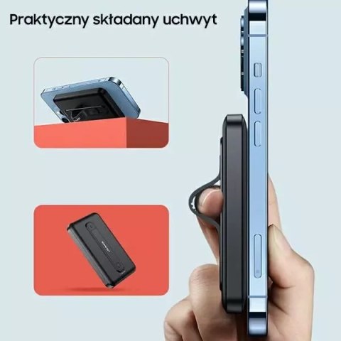 Usams USAMS Powerbank PB64 10000mAh 20W QC3.0+PD Magnetic Wireless Fast Charge biały/white 10KCD17302 (US-CD173) Usams USAMS Powerbank PB64 10000mAh 20W QC3.0+PD Magnetic Wireless Fast Charge biały/white 10KCD17302 (US-CD173)
