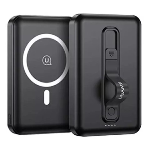 Usams USAMS Powerbank PB64 10000mAh 20W QC3.0+PD Magnetic Wireless Fast Charge czarny/black 10KCD17301 (US-CD173) Usams USAMS Powerbank PB64 10000mAh 20W QC3.0+PD Magnetic Wireless Fast Charge czarny/black 10KCD17301 (US-CD173)