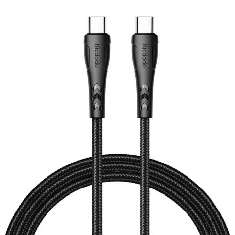 Mcdodo Kabel USB-C do USB-C Mcdodo CA-7641, PD 60W, 1.2m (czarny) Mcdodo Kabel USB-C do USB-C Mcdodo CA-7641, PD 60W, 1.2m (czarny)