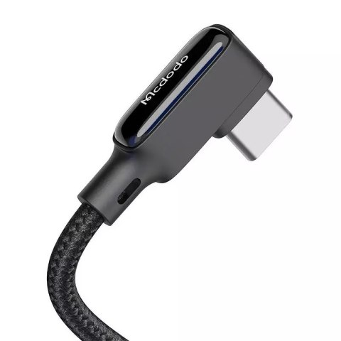 Mcdodo Kabel USB do USB-C, Mcdodo CA-7310, kątowy, 1.8m (czarny) Mcdodo Kabel USB do USB-C, Mcdodo CA-7310, kątowy, 1.8m (czarny)