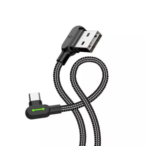 Mcdodo Kabel USB do USB-C kątowy Mcdodo CA-5280 LED, 1.2m (czarny) Mcdodo Kabel USB do USB-C kątowy Mcdodo CA-5280 LED, 1.2m (czarny)