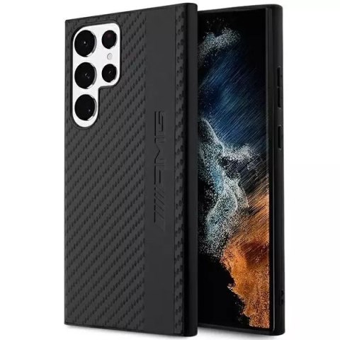 Mercedes Etui AMG AMHCS23LBLSCA do Samsung Galaxy S23 Ultra S918 czarny/black hardcase Carbon Stripe&Embossed Mercedes Etui AMG AMHCS23LBLSCA do Samsung Galaxy S23 Ultra S918 czarny/black hardcase Carbon Stripe&Embossed