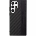 Mercedes Etui AMG AMHCS23LBLSCA do Samsung Galaxy S23 Ultra S918 czarny/black hardcase Carbon Stripe&Embossed