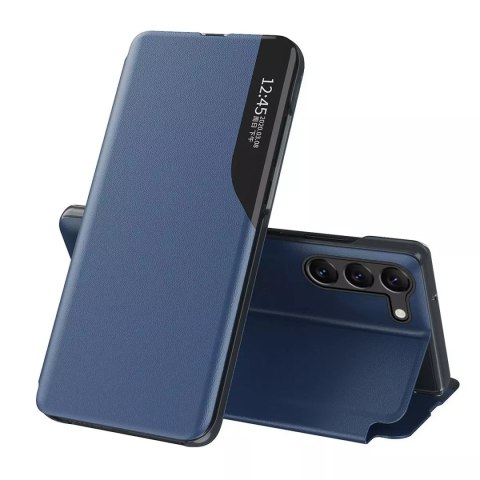 Samsung Etui Eco Leather View Case do Samsung Galaxy S23+ Plus z klapką podstawka niebieskie Samsung Etui Eco Leather View Case do Samsung Galaxy S23+ Plus z klapką podstawka niebieskie
