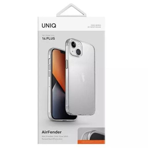 UNIQ Etui UNIQ Air Fender do iPhone 14 Plus 6,7" nude transparent UNIQ Etui UNIQ Air Fender do iPhone 14 Plus 6,7" nude transparent