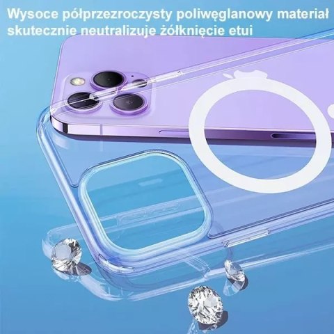 Usams Etui USAMS Ice Magnet do iPhone 14 Plus 6,7" IP14MBC01 (US-BH801) transparent Usams Etui USAMS Ice Magnet do iPhone 14 Plus 6,7" IP14MBC01 (US-BH801) transparent
