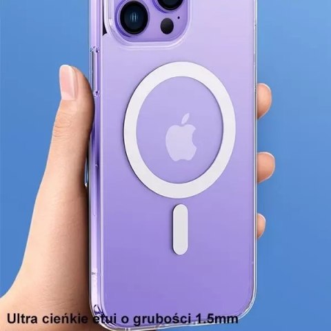 Usams Etui USAMS Ice Magnet do iPhone 14 Plus 6,7" IP14MBC01 (US-BH801) transparent Usams Etui USAMS Ice Magnet do iPhone 14 Plus 6,7" IP14MBC01 (US-BH801) transparent