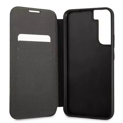 BMW Etui BMW BMBKS22MTRTBK do Galaxy S22+ S906 bookcase M Collection Triangles czarny/black BMW Etui BMW BMBKS22MTRTBK do Galaxy S22+ S906 bookcase M Collection Triangles czarny/black