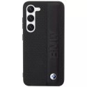 BMW Etui BMW do Samsung Galaxy S23+ Plus HardCase Leather Textured & Stripe czarny