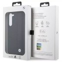 BMW Etui BMW do Samsung Galaxy S23+ Plus HardCase Leather Textured & Stripe czarny