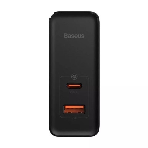 Baseus Ładowarka sieciowa Baseus GaN5 Pro, USB-C + USB, 100W + kabel (czarna) Baseus Ładowarka sieciowa Baseus GaN5 Pro, USB-C + USB, 100W + kabel (czarna)