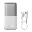 Baseus Powerbank Baseus Bipow Pro 10000mAh, 2xUSB, USB-C, 22.5W (biały)