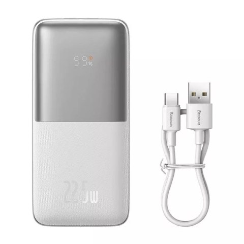 Baseus Powerbank Baseus Bipow Pro 10000mAh, 2xUSB, USB-C, 22.5W (biały) Baseus Powerbank Baseus Bipow Pro 10000mAh, 2xUSB, USB-C, 22.5W (biały)