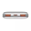 Baseus Powerbank Baseus Bipow Pro 10000mAh, 2xUSB, USB-C, 22.5W (biały)
