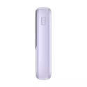 Baseus Powerbank Baseus Qpow Pro z kablem Lightning, USB-C, USB, 10000mAh, 20W (fioletowy)
