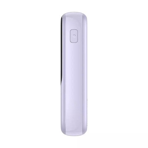 Baseus Powerbank Baseus Qpow Pro z kablem Lightning, USB-C, USB, 10000mAh, 20W (fioletowy) Baseus Powerbank Baseus Qpow Pro z kablem Lightning, USB-C, USB, 10000mAh, 20W (fioletowy)