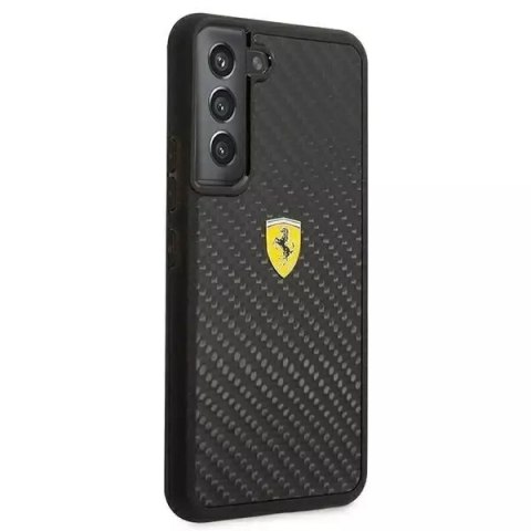 Ferrari Etui Ferrari FEHCS22MFCAK do Galaxy S22+ S906 hardcase On Track Real Carbon czarny/black Ferrari Etui Ferrari FEHCS22MFCAK do Galaxy S22+ S906 hardcase On Track Real Carbon czarny/black
