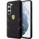 Ferrari Etui Ferrari do Samsung Galaxy S23 HardCase Hot Stamp Lines czarny