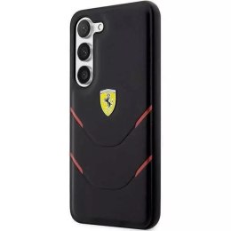 Ferrari Etui Ferrari do Samsung Galaxy S23 HardCase Hot Stamp Lines czarny