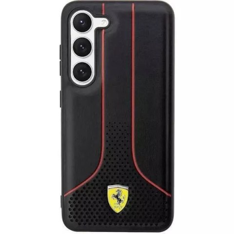 Ferrari Etui Ferrari do Samsung Galaxy S23 HardCase Perforated 296-P czarny Ferrari Etui Ferrari do Samsung Galaxy S23 HardCase Perforated 296-P czarny