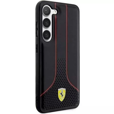 Ferrari Etui Ferrari do Samsung Galaxy S23 HardCase Perforated 296-P czarny Ferrari Etui Ferrari do Samsung Galaxy S23 HardCase Perforated 296-P czarny