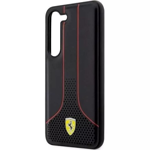 Ferrari Etui Ferrari do Samsung Galaxy S23 HardCase Perforated 296-P czarny Ferrari Etui Ferrari do Samsung Galaxy S23 HardCase Perforated 296-P czarny