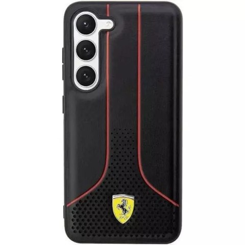Ferrari Etui Ferrari do Samsung Galaxy S23+ Plus HardCase Perforated 296-P czarny Ferrari Etui Ferrari do Samsung Galaxy S23+ Plus HardCase Perforated 296-P czarny
