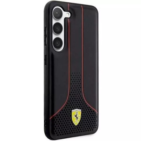 Ferrari Etui Ferrari do Samsung Galaxy S23+ Plus HardCase Perforated 296-P czarny Ferrari Etui Ferrari do Samsung Galaxy S23+ Plus HardCase Perforated 296-P czarny