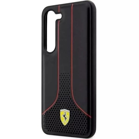 Ferrari Etui Ferrari do Samsung Galaxy S23+ Plus HardCase Perforated 296-P czarny Ferrari Etui Ferrari do Samsung Galaxy S23+ Plus HardCase Perforated 296-P czarny