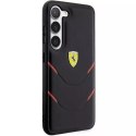 Ferrari Etui Ferrari do Samsung Galasy S23+ Plus HardCase Hot Stamp Lines czarny