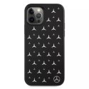 Mercedes Etui Mercedes MEHCP12LESPBK do iPhone 12 Pro Max 6,7" hardcase Silver Stars Pattern czarny/black