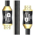 ProducentTymczasowy Kabel Przewód HDMI-HDMI 2.1 8K 60Hz 4K 120Hz do przekazywania obrazu i dźwięku Premium HQ 3m