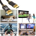 ProducentTymczasowy Kabel Przewód HDMI-HDMI 2.1 8K 60Hz 4K 120Hz do przekazywania obrazu i dźwięku Premium HQ 3m