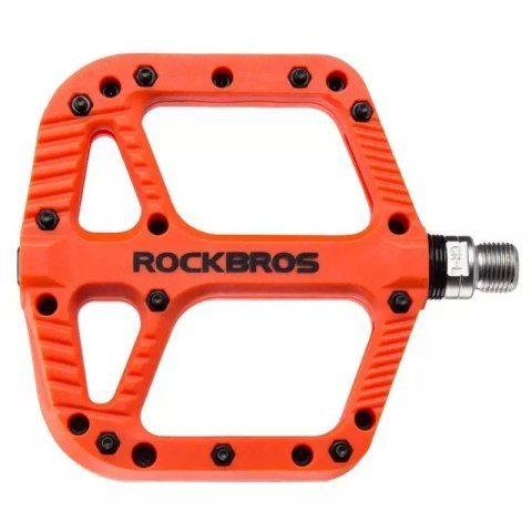 RockBros Pedały do roweru platformowe Rockbros 2018-12AOR Pomarańczowe RockBros Pedały do roweru platformowe Rockbros 2018-12AOR Pomarańczowe