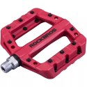 RockBros Pedały rowerowe na rower platformowe nylon Rockbros 2017-12CRD Czerwone