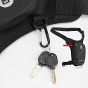 RockBros Szaszetka biodrowa nerka wodoodporna RockBros Belt Bag Waterproof AS-081 torba na biodro na akcesoria Czarna