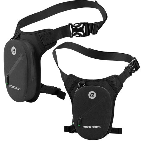 RockBros Szaszetka biodrowa nerka wodoodporna RockBros Belt Bag Waterproof AS-081 torba na biodro na akcesoria Czarna RockBros Szaszetka biodrowa nerka wodoodporna RockBros Belt Bag Waterproof AS-081 torba na biodro na akcesoria Czarna