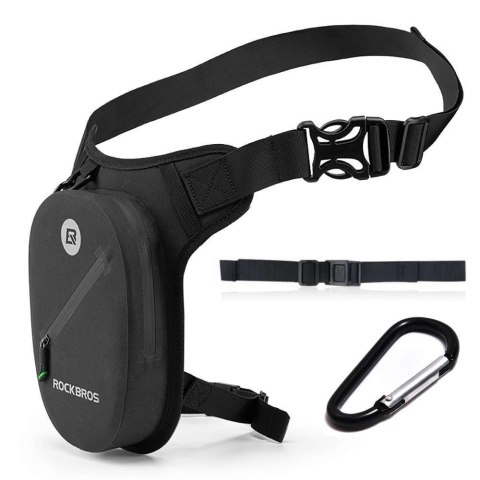 RockBros Szaszetka biodrowa nerka wodoodporna RockBros Belt Bag Waterproof AS-081 torba na biodro na akcesoria Czarna RockBros Szaszetka biodrowa nerka wodoodporna RockBros Belt Bag Waterproof AS-081 torba na biodro na akcesoria Czarna