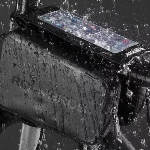 RockBros Torba rowerowa sakwa uchwyt rowerowy Rockbros AS-006BK czarna RockBros Torba rowerowa sakwa uchwyt rowerowy Rockbros AS-006BK czarna