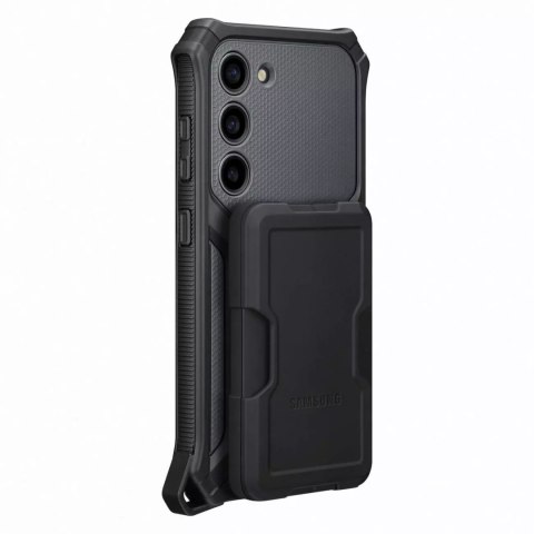 Samsung Etui Samsung Rugged Gadget Case do Samsung Galaxy S23 pancerny pokrowiec ring holder podstawka szare Samsung Etui Samsung Rugged Gadget Case do Samsung Galaxy S23 pancerny pokrowiec ring holder podstawka szare