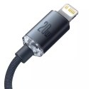 Baseus Kabel USB-C do Lightning Baseus Crystal, 20W, PD, 1.2m (czarny)
