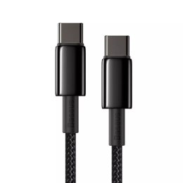 Baseus Kabel USB-C do USB-C Baseus Tungsten Gold, 100W, 2m (czarny)