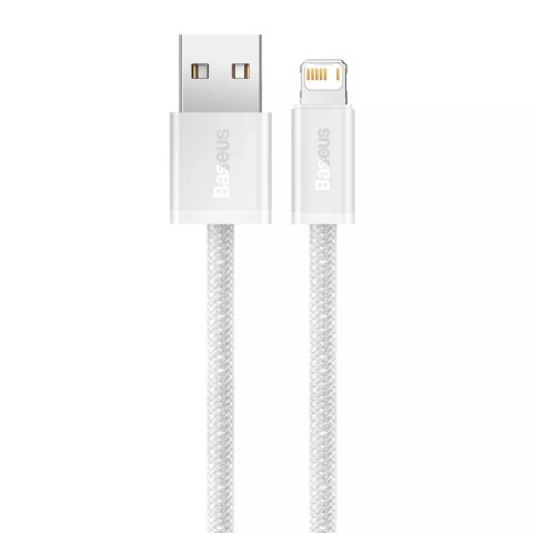 Baseus Kabel USB do Lightning Baseus Dynamic, 2.4A, 1m (biały) Baseus Kabel USB do Lightning Baseus Dynamic, 2.4A, 1m (biały)
