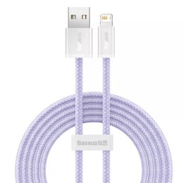 Baseus Kabel USB do Lightning Baseus Dynamic, 2.4A, 2m (Fioletowy)