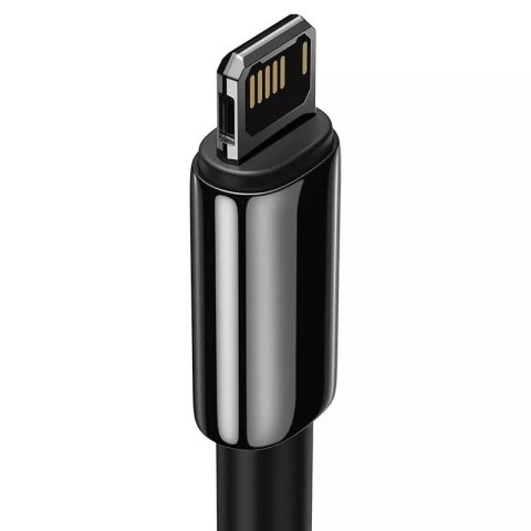 Baseus Kabel USB do Lightning Baseus Tungsten Gold, 2.4A, 1m (czarny) Baseus Kabel USB do Lightning Baseus Tungsten Gold, 2.4A, 1m (czarny)