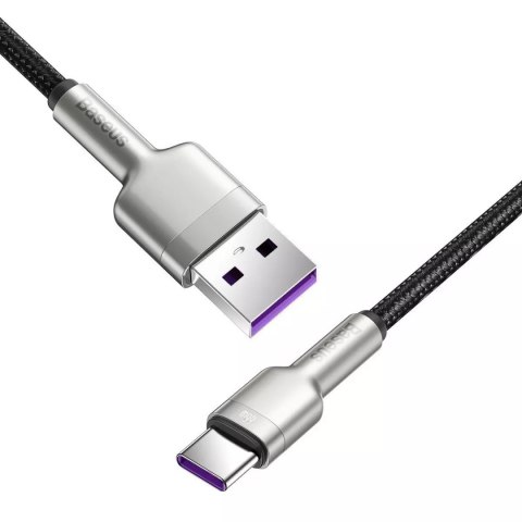 Baseus Kabel USB do USB-C Baseus Cafule, 66W, 0.25m (czarny) Baseus Kabel USB do USB-C Baseus Cafule, 66W, 0.25m (czarny)