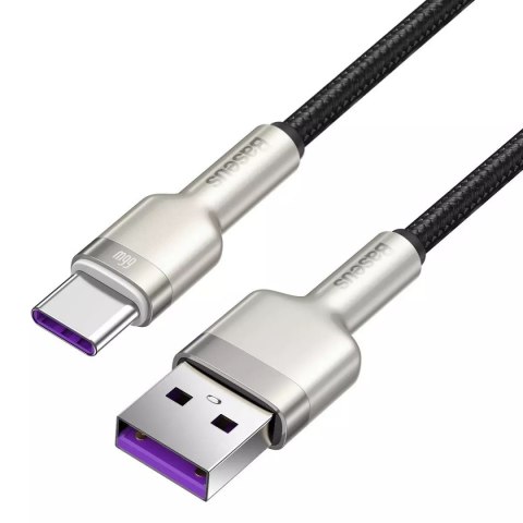 Baseus Kabel USB do USB-C Baseus Cafule, 66W, 0.25m (czarny) Baseus Kabel USB do USB-C Baseus Cafule, 66W, 0.25m (czarny)