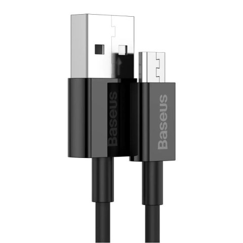 Baseus Kabel USB do micro USB Baseus Superior Series, 2A, 2m (czarny) Baseus Kabel USB do micro USB Baseus Superior Series, 2A, 2m (czarny)