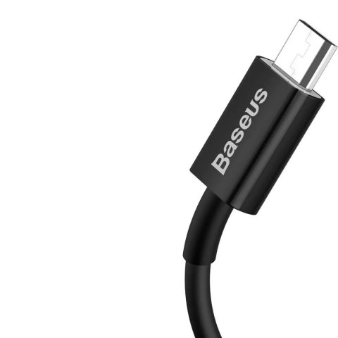 Baseus Kabel USB do micro USB Baseus Superior Series, 2A, 2m (czarny) Baseus Kabel USB do micro USB Baseus Superior Series, 2A, 2m (czarny)